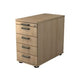 Bach mobiel ladenblok hammerer vsc50 melamine 428x800x760mm 4 laden eiken