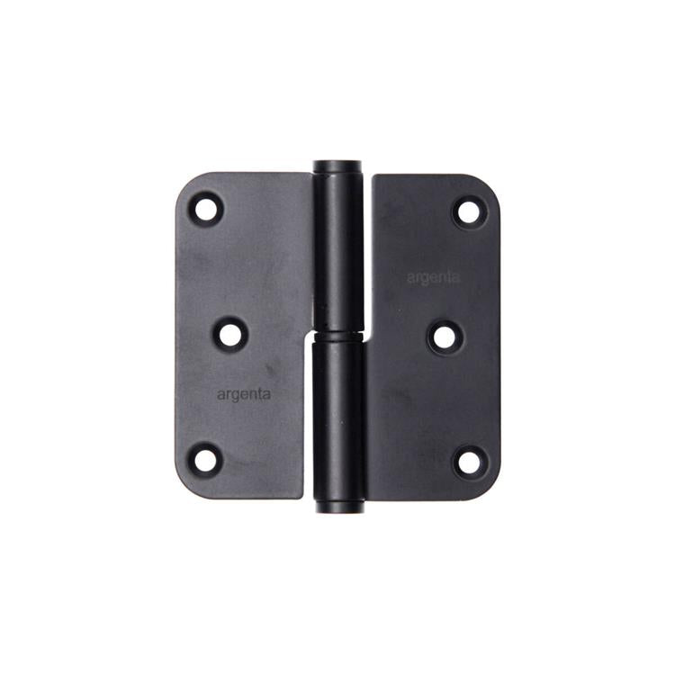 Afbeelding laden in galerijviewer, Yale 1067394 - 3 paumellen inox mat zwart afger.hoek rechts 80x80mm | 4 stuks
