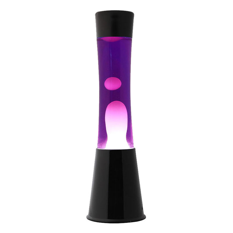 Afbeelding laden in galerijviewer, Itotal lavalamp zwart paars wit, 40cm
