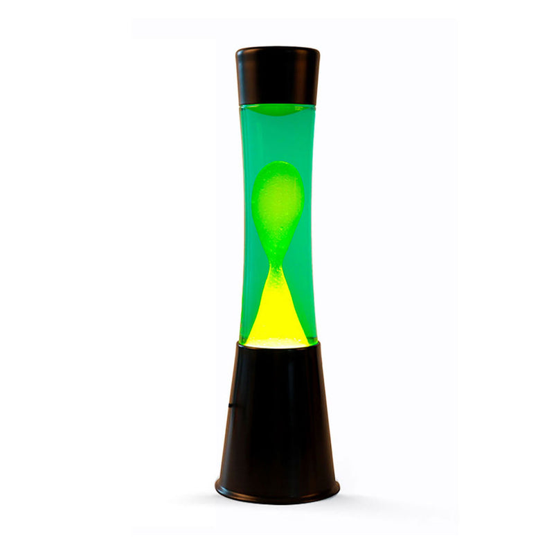 Afbeelding laden in galerijviewer, Itotal lavalamp zwart groen geel, 40cm
