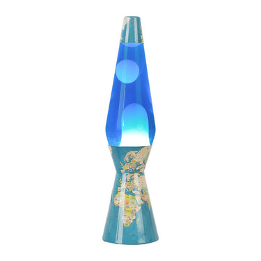 Itotal lavalamp wereldkaart, 40cm