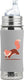 Pura tuitfles 325 ml - tuitbeker - meegroeiend - plasticvrij - vaatwasserbestendig - inclusief siliconen tuit, reisdop en sleeve - vossen sleeve