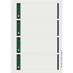 Ordnerrugetiketten leitz grijs 400 stuks