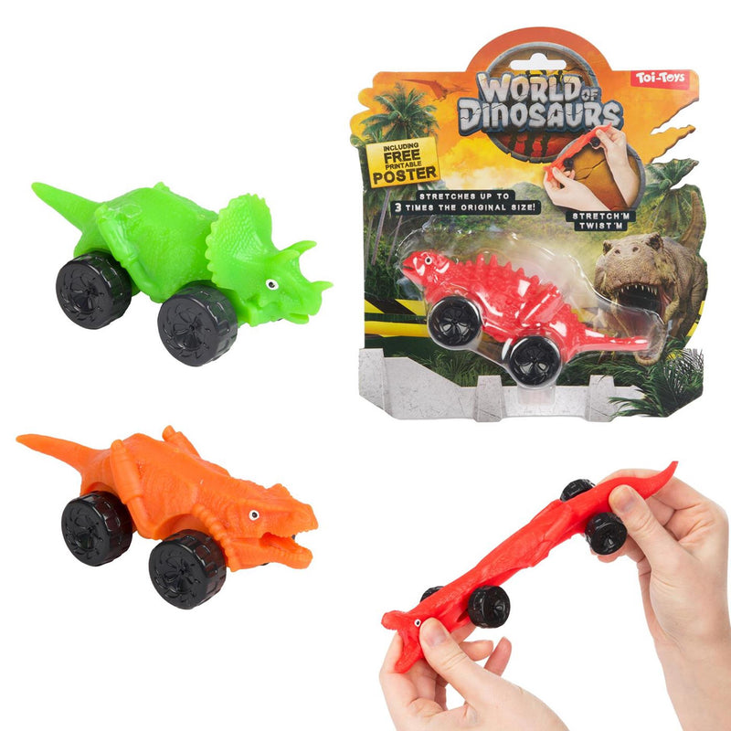 Afbeelding laden in galerijviewer, Toi-toys toi toys world of dinosaurs kneeddino auto morph
