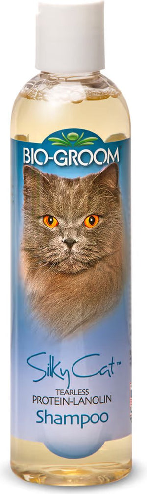 Bio-groom - silky cat - tearless kattenshampoo - hydraterend - natuurlijke ingrediënten - 236ml