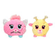 Omkeerbare dieren knuffel