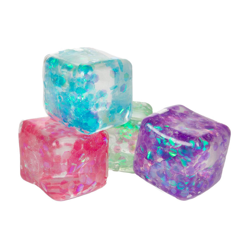 Afbeelding laden in galerijviewer, Toi-toys toi toys fun glitter knijpkubus jelly

