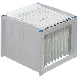 Hangmappenrek helit the rack 40 hangmappen grijs