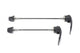 Tranzx jd-qr06m wiel snelspannerset voor en achter m5x110 145 zwart