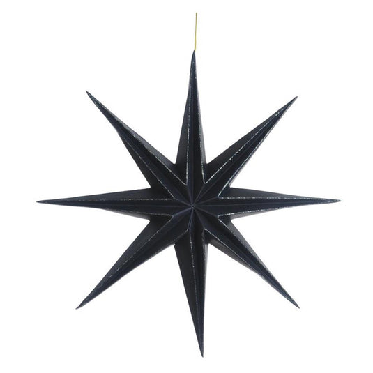 House of nature hanger ster papier ã˜28cm zwart