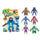 Toi-toys fun kneedfiguur -flexerz- 16cm rekbaar 6ass