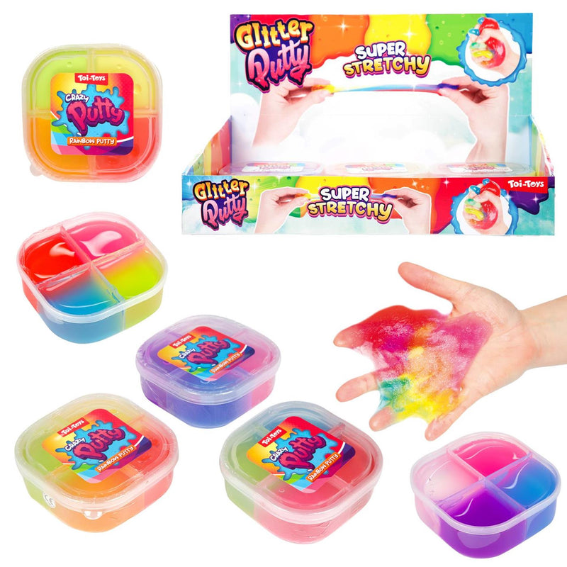 Afbeelding laden in galerijviewer, Toi-toys crazy putty 4 kleuren in pot 3ass
