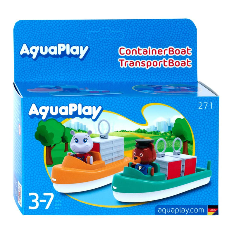 Afbeelding laden in galerijviewer, Aquaplay big - - container- transportboot - waterbaanaccessoires
