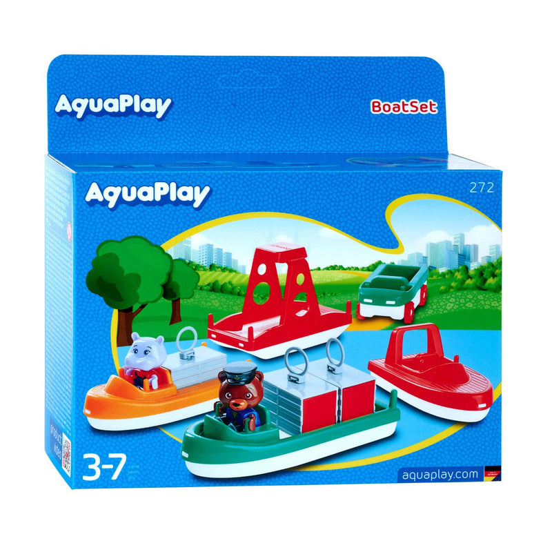 Afbeelding laden in galerijviewer, Aquaplay big - - boten set - waterbaanaccessoires
