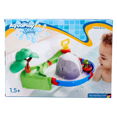 Aquaplay badspeelset sploshy volcano met schuimmachine en waterbaan.