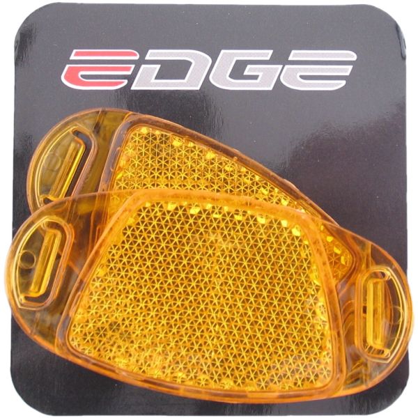 Afbeelding laden in galerijviewer, Edge spaakreflectorset oranje (2 stuks)
