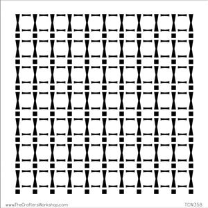 The crafter's workshop • template 30x30cm djembe rhythms
