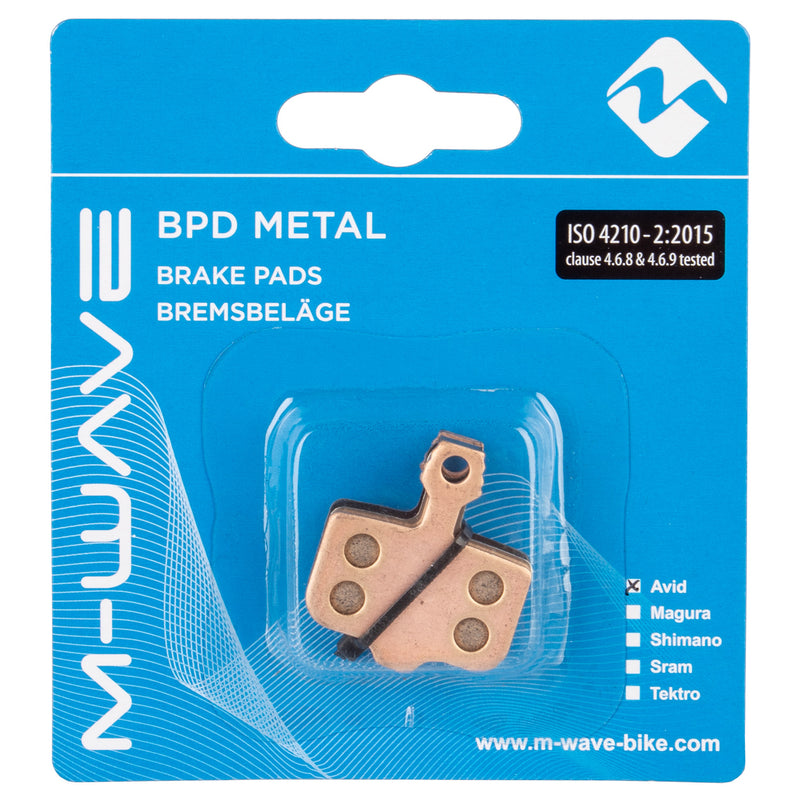 Afbeelding laden in galerijviewer, M-wave bpd metal as1 brake pads for disc brake
