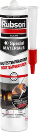 Rubson hoge temperaturen zwarte kit 280 ml bouwkit | bestand tegen hoge temperaturen | ideaal voor hittebestendige toepassingen | sterk en duurzaam