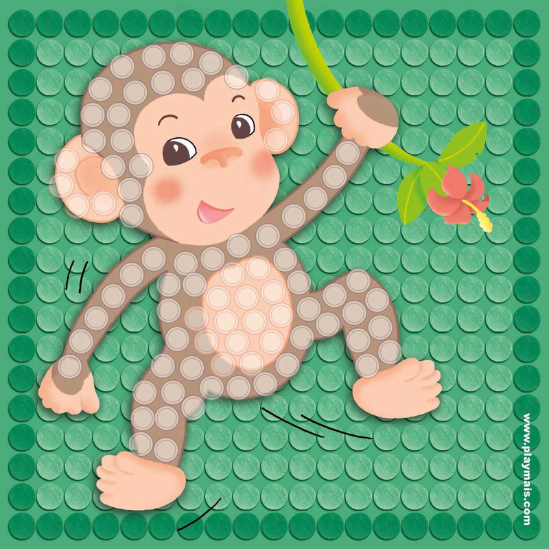 Afbeelding laden in galerijviewer, Playmais mosaic dierentuindieren
