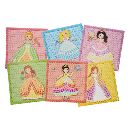 Playmais mosaic kaarten versieren prinses