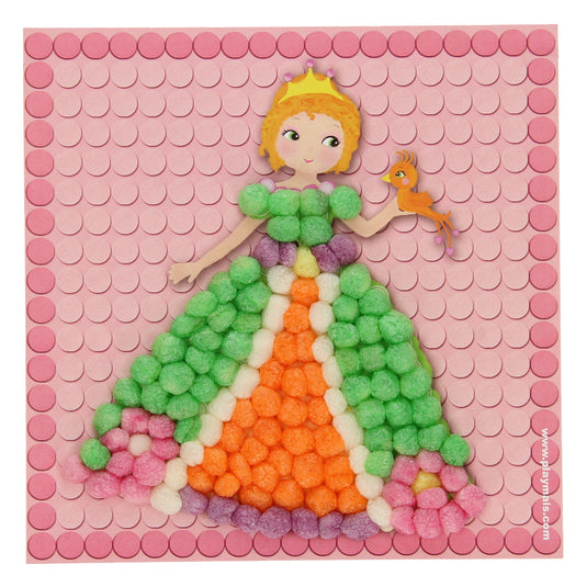 Playmais mosaic kaarten versieren prinses