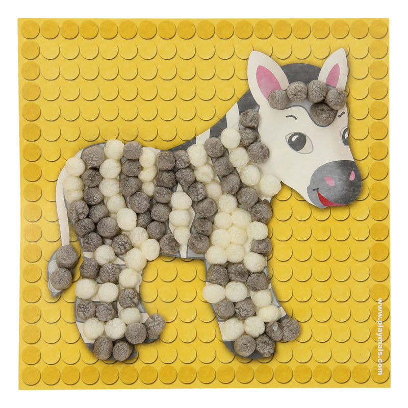 Afbeelding laden in galerijviewer, PlayMais Mosaic Kaarten Versieren Dierentuin
