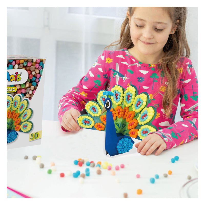Afbeelding laden in galerijviewer, Playmais mosaic 3d pauw
