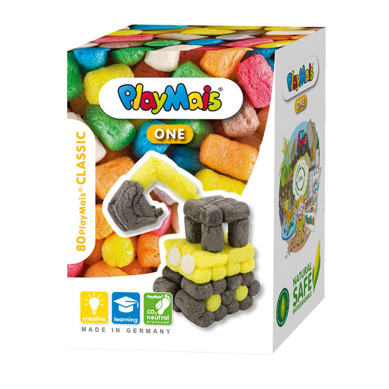 Afbeelding laden in galerijviewer, Playmais one graafmachine (>70 stukjes)
