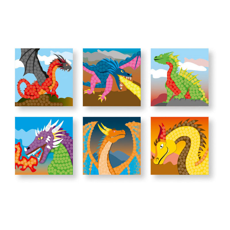 Afbeelding laden in galerijviewer, Playmais mosaic fantasy dragon (>2300 stukjes)

