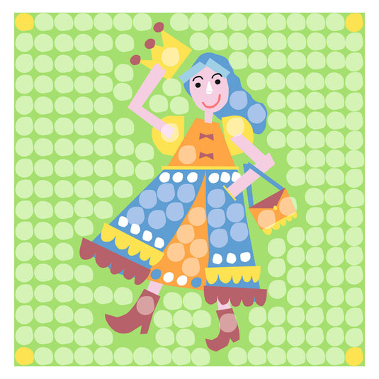 Playmais mosaic kaarten versieren prinses