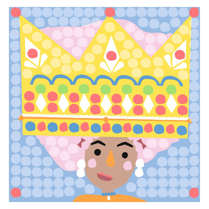 Afbeelding laden in galerijviewer, Playmais mosaic kaarten versieren prinses
