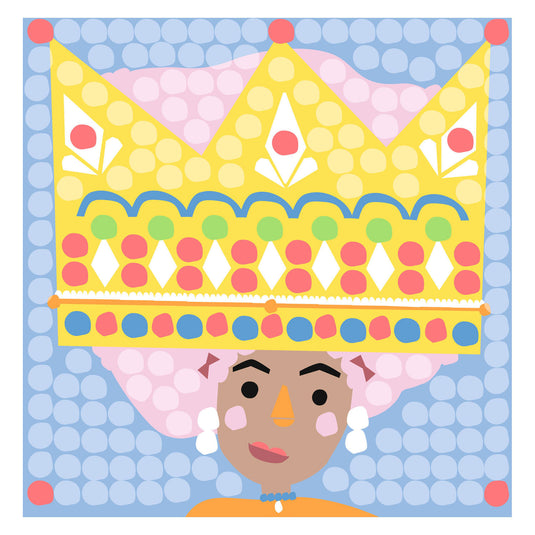 Playmais mosaic kaarten versieren prinses