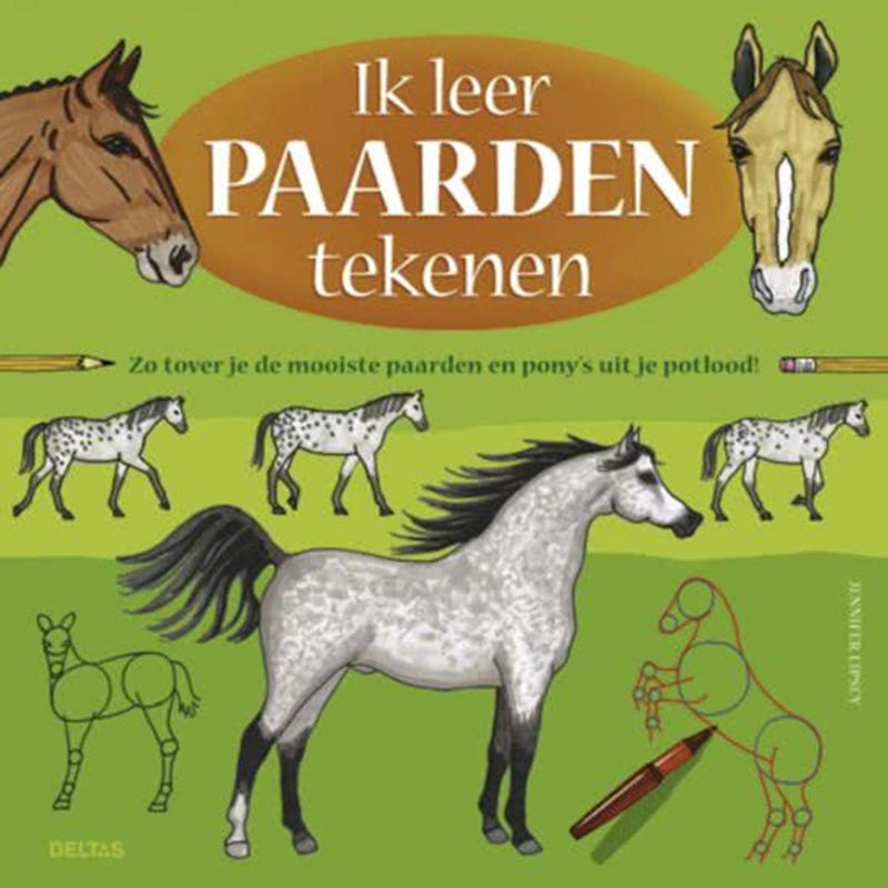Afbeelding laden in galerijviewer, Deltas ik leer paarden tekenen
