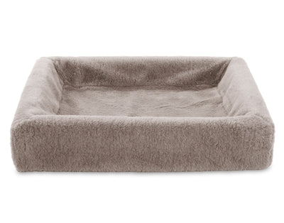 Afbeelding laden in galerijviewer, Bia bed fleece hoes hondenmand taupe
