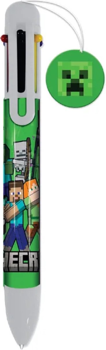 Pyramid international minecraft multicoloured pen stationery