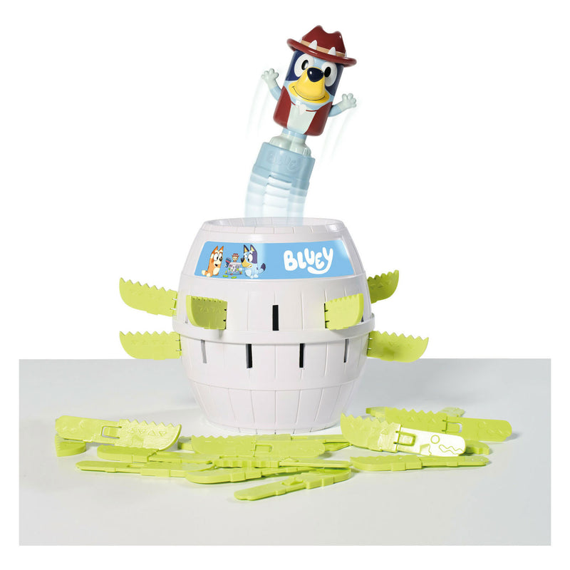 Afbeelding laden in galerijviewer, Tomy pop up bluey in de ton kinderspel
