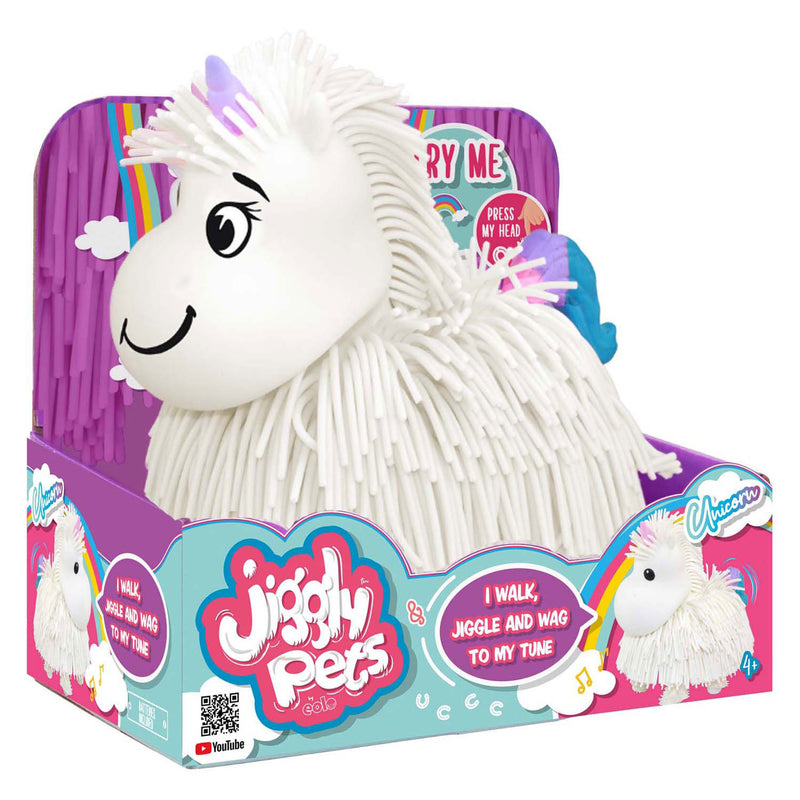 Afbeelding laden in galerijviewer, Spectron jiggly pets elektronische lopende eenhoorn wit
