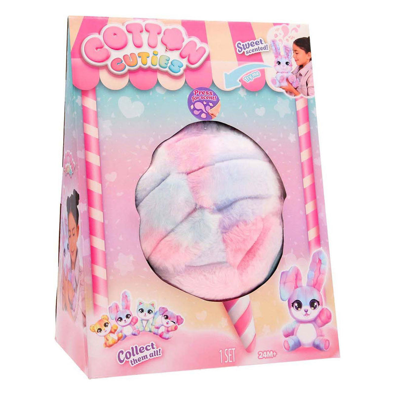 Afbeelding laden in galerijviewer, Spectron cotton cuties bunny - geurende suikerspin knuffel - 30cm
