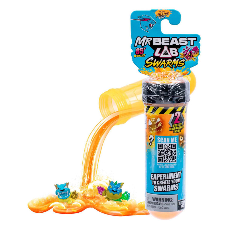 Afbeelding laden in galerijviewer, Spectron mrbeast lab swarms series 2 atomic serie actiefiguur, 2-pack
