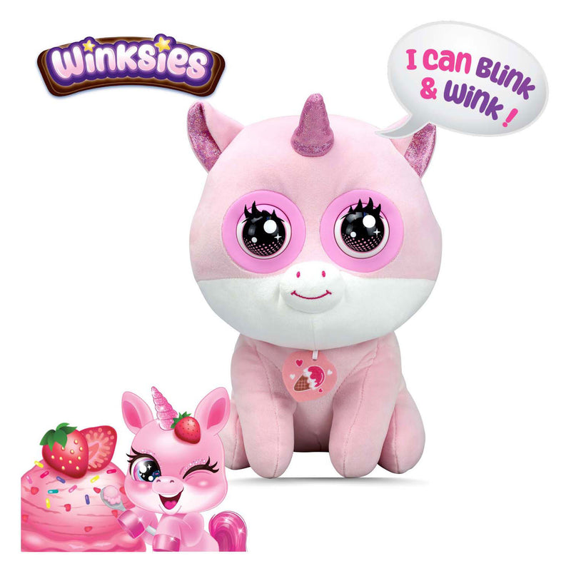 Afbeelding laden in galerijviewer, Silverlit winksies strawberry unicorn - interactieve knuffel in een ijsbeker
