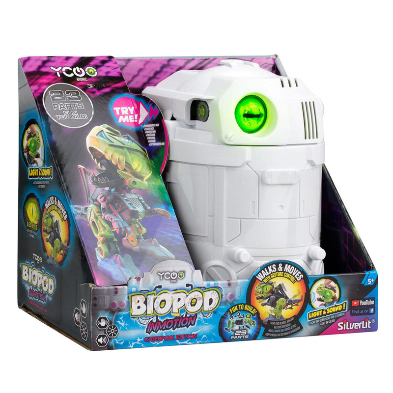 Afbeelding laden in galerijviewer, Silverlit Biopod Cyberpunk InMotion Dino
