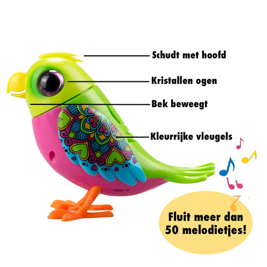 Silverlit digibirds single love bird - interactief vogeltje