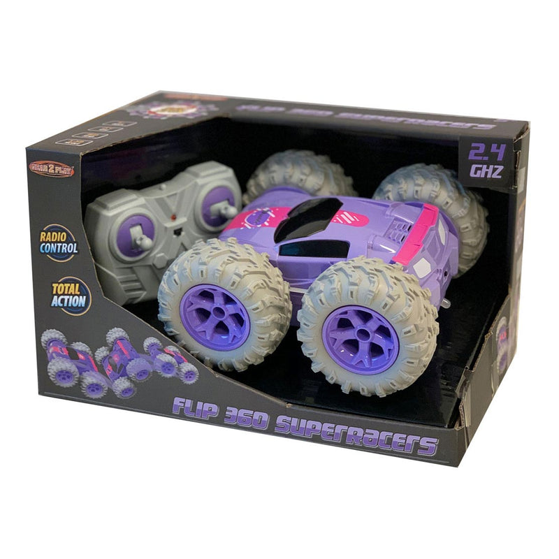 Afbeelding laden in galerijviewer, Gear2Play Flip 360 Super Racer Bestuurbare Auto Paars
