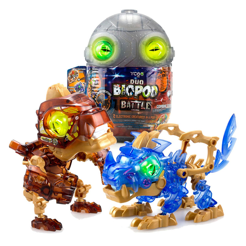 Afbeelding laden in galerijviewer, Silverlit biopod battle duo dino
