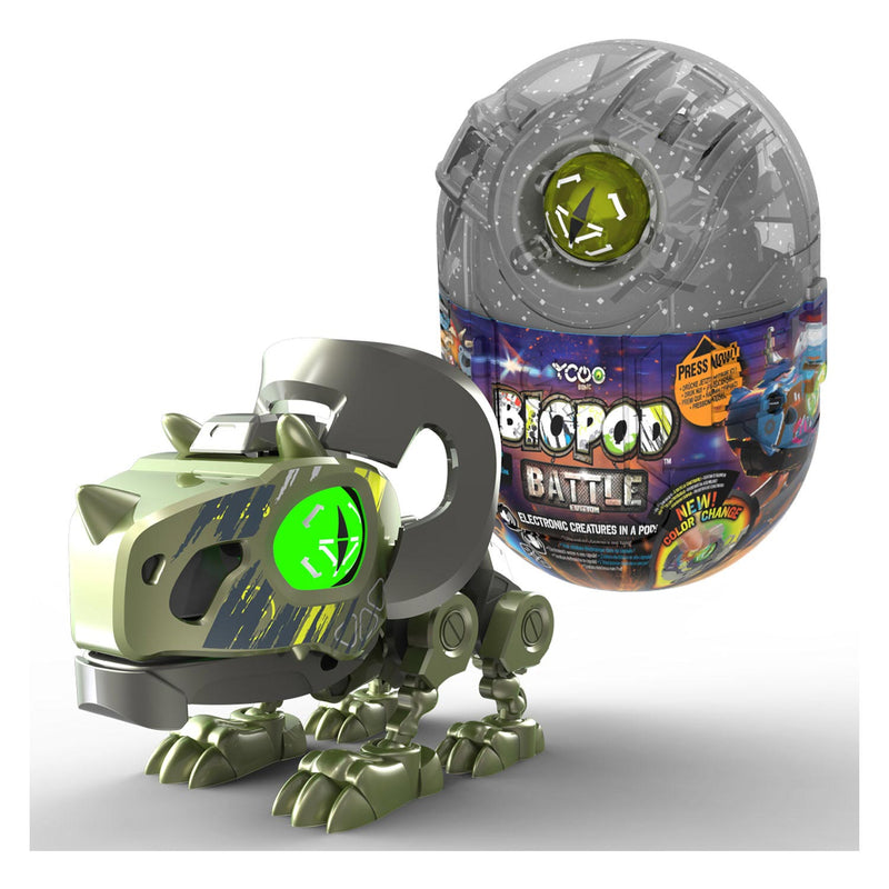 Afbeelding laden in galerijviewer, Silverlit biopod battle single - bouw je eigen dino - oplichtende ogen - met geluid

