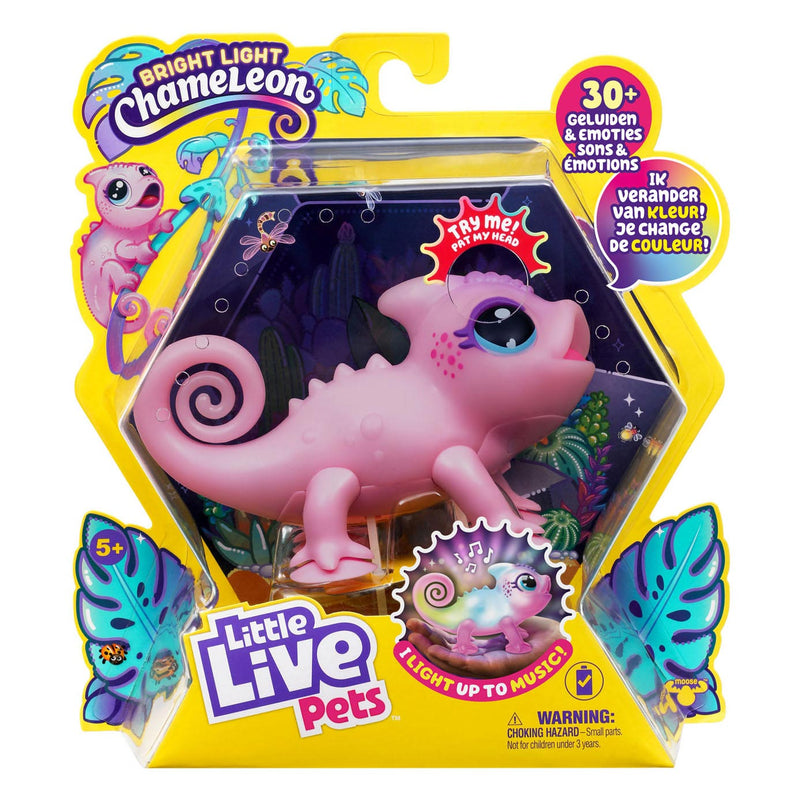 Afbeelding laden in galerijviewer, Spectron Little Live Pets Chameleon Nova Roze Interactief
