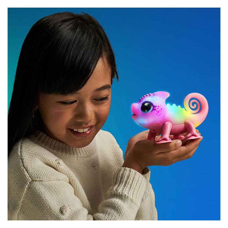 Afbeelding laden in galerijviewer, Spectron Little Live Pets Chameleon Nova Roze Interactief
