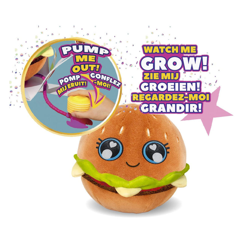 Afbeelding laden in galerijviewer, Spectron little biggies hamburger opblaasbare knuffel
