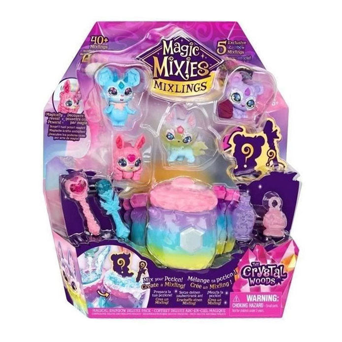 Afbeelding laden in galerijviewer, Moose Toys Mixies Mixlings Verzamelketels Magische Regenboog, 5-Pack
